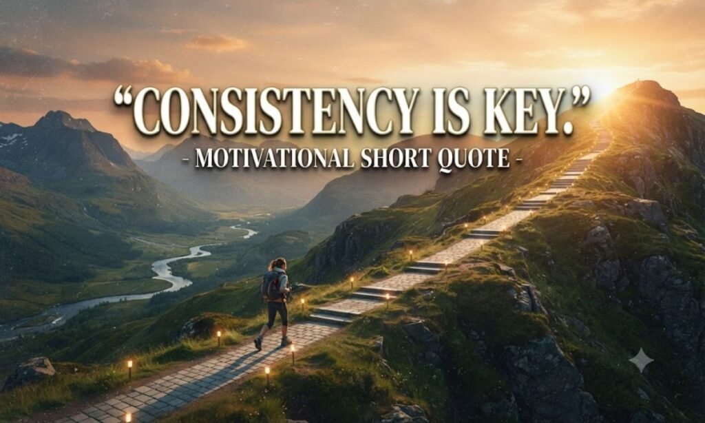 Consistency Is Key Quotes Short