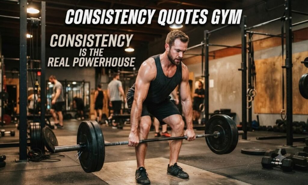 Consistency Quotes Gym