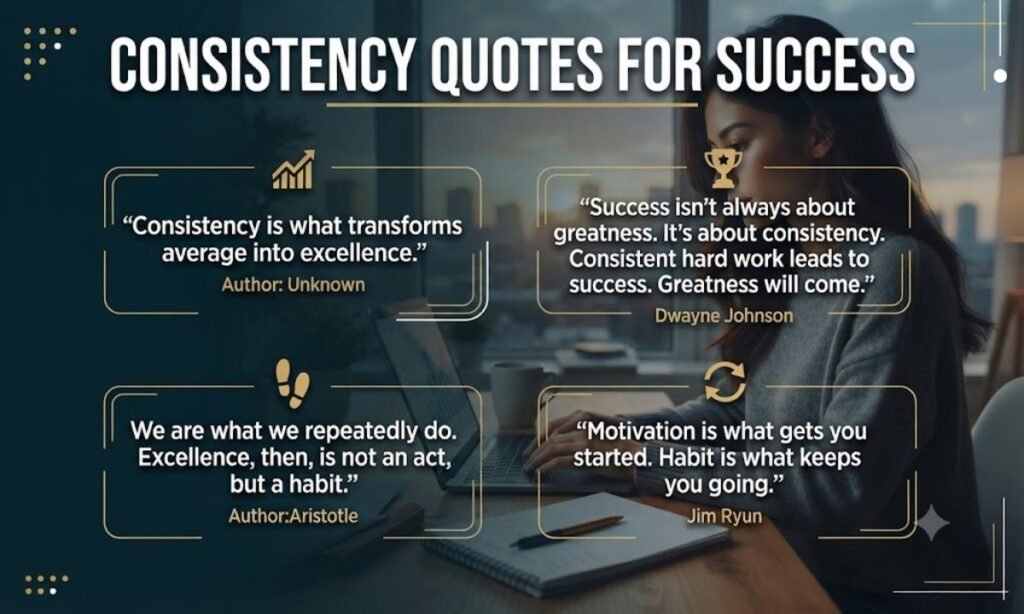 Consistency Quotes for Success