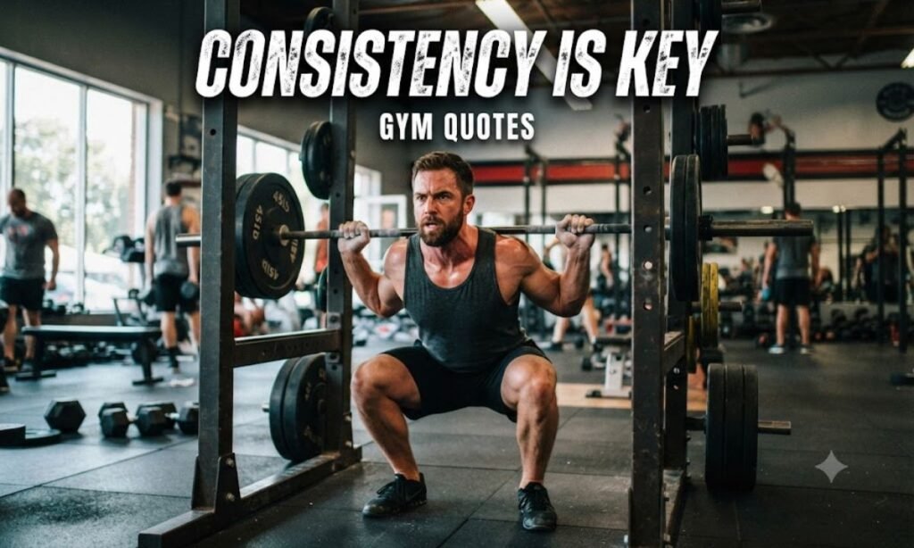 Consistency is Key Gym Quotes
