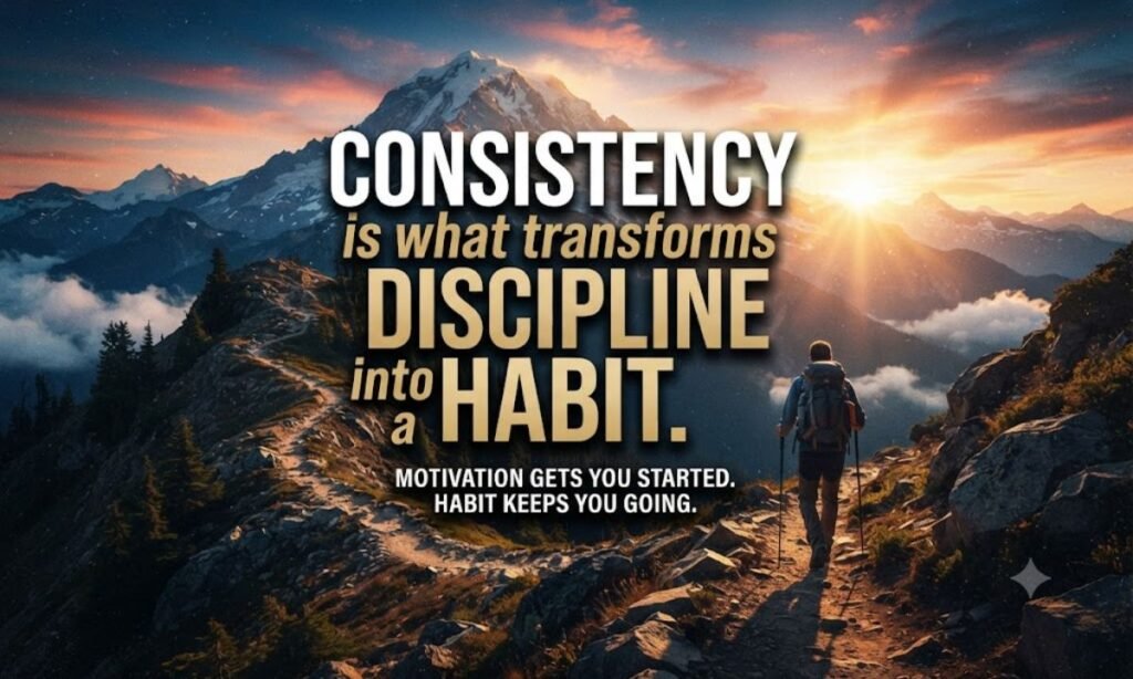 Discipline Motivational Quotes Consistency