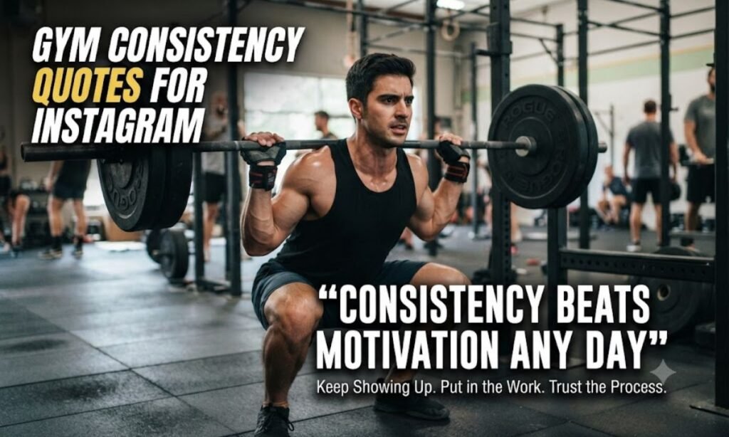 Gym Consistency Quotes for Instagram