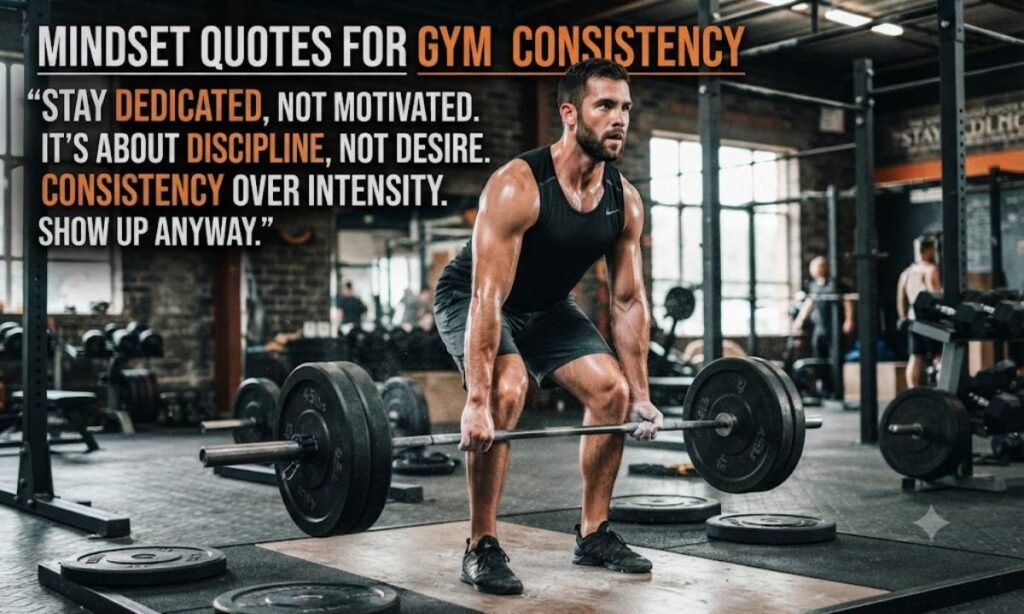 Mindset Quotes for Gym Consistency