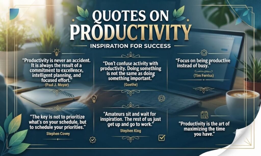 Quotes On Productivity