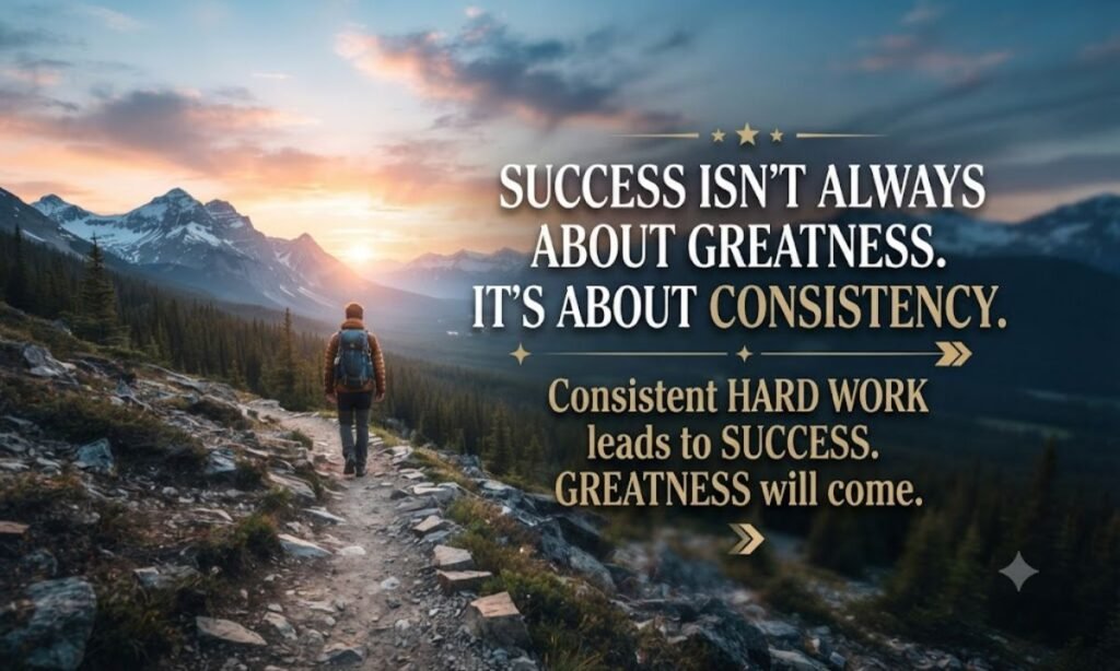 Quotes on consistency and success