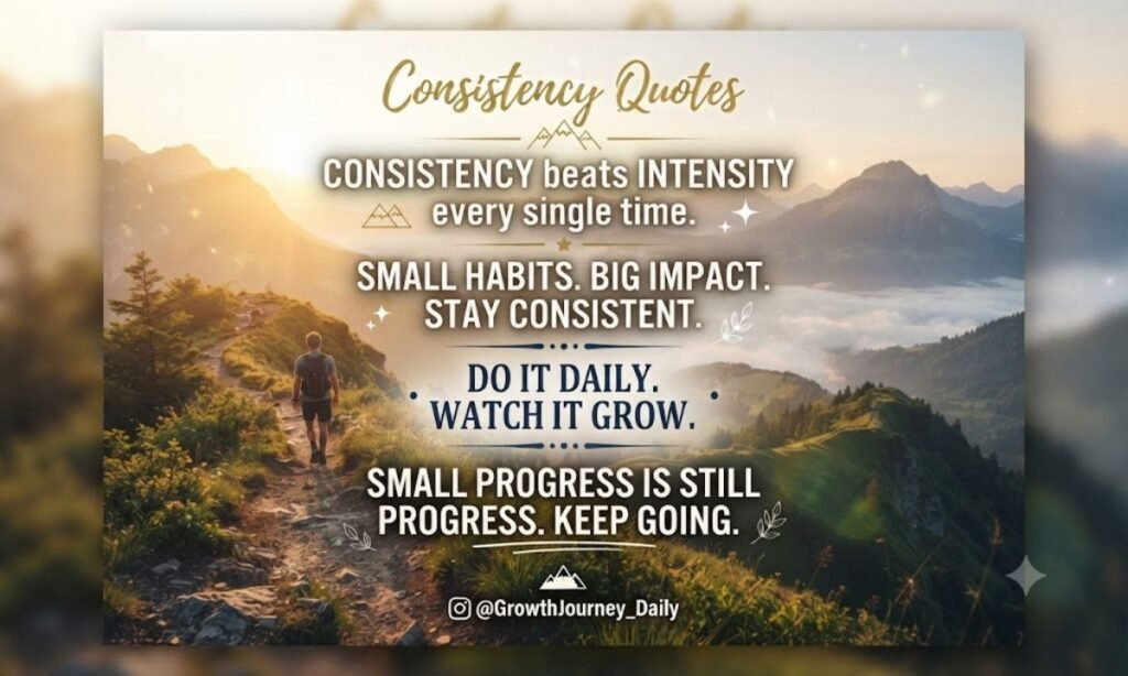 Short Consistency Quotes For Instagram