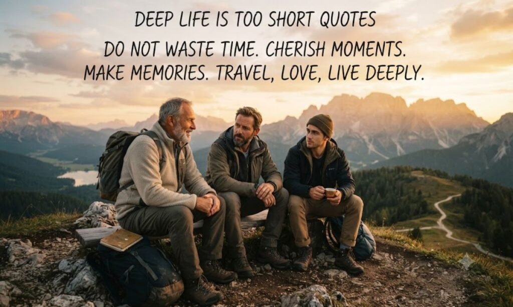 Deep Life Is Too Short Quotes