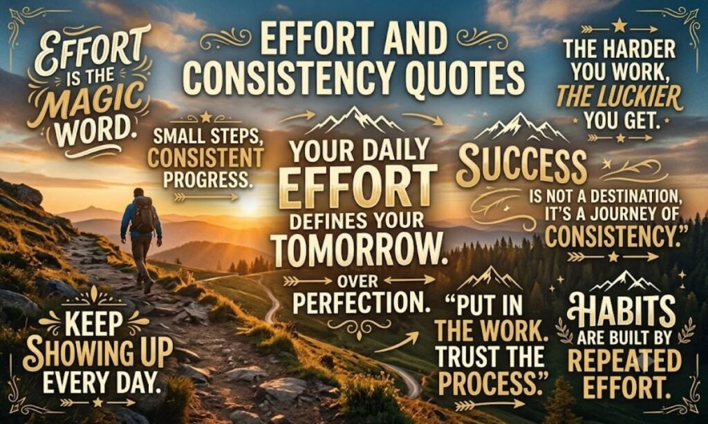 Effort and Consistency Quotes