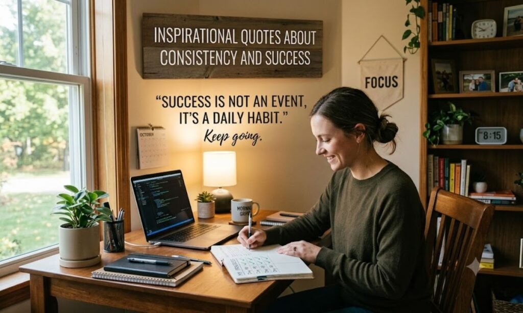 Inspirational Quotes About Consistency and Success