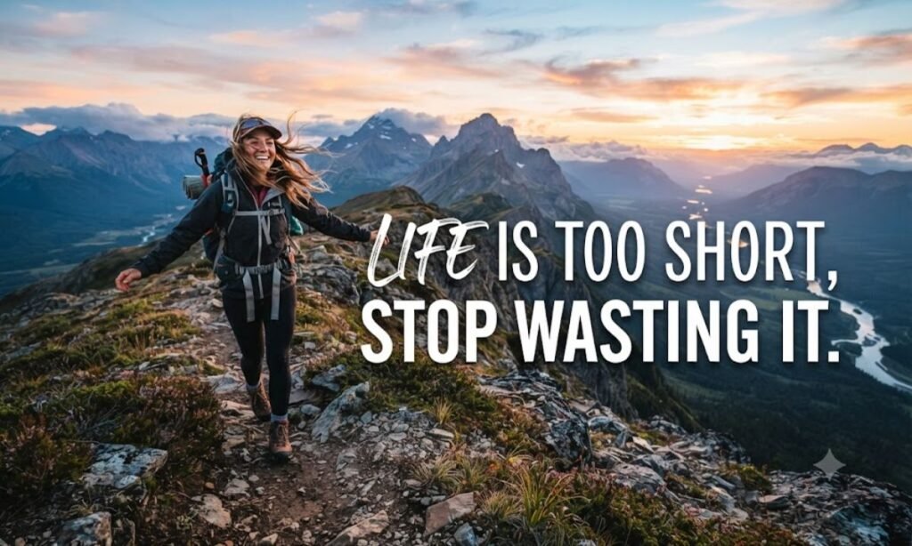 Life Is Too Short, Stop Wasting It Quotes
