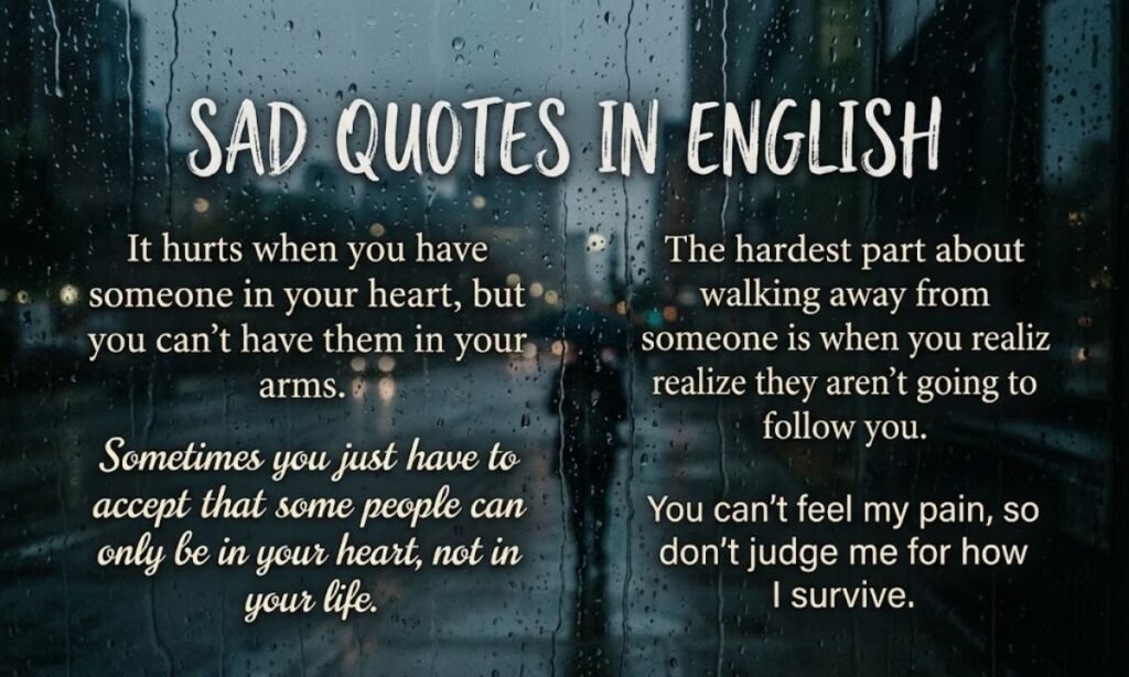 Sad Quotes In English