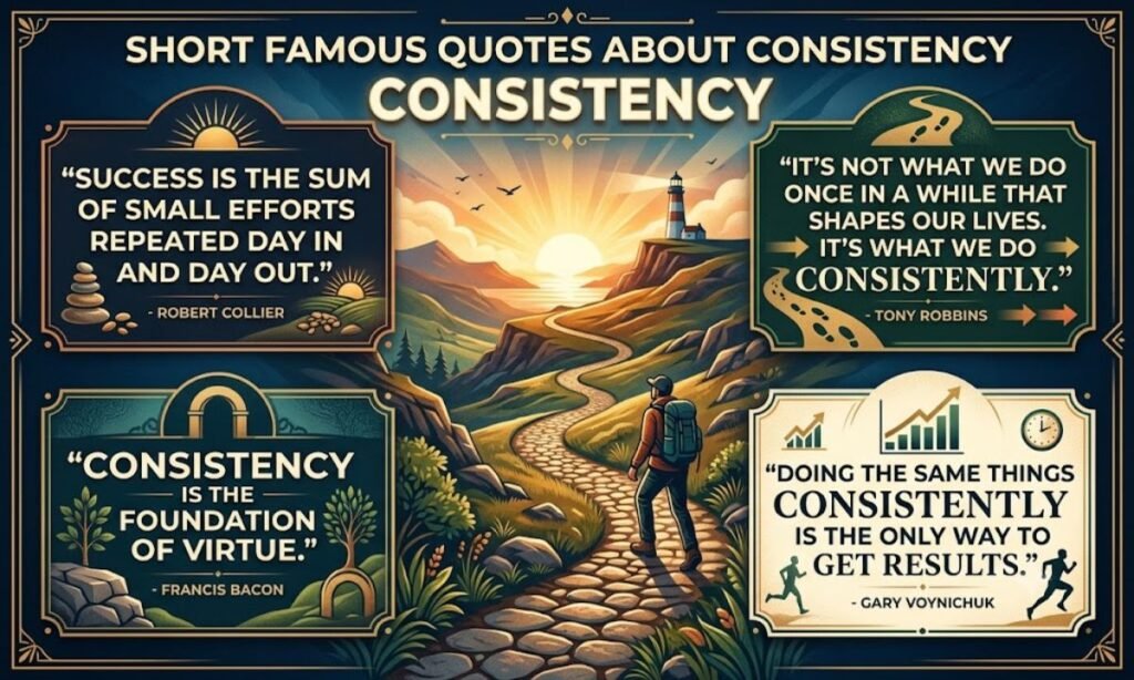 Short Famous Quotes About Consistency