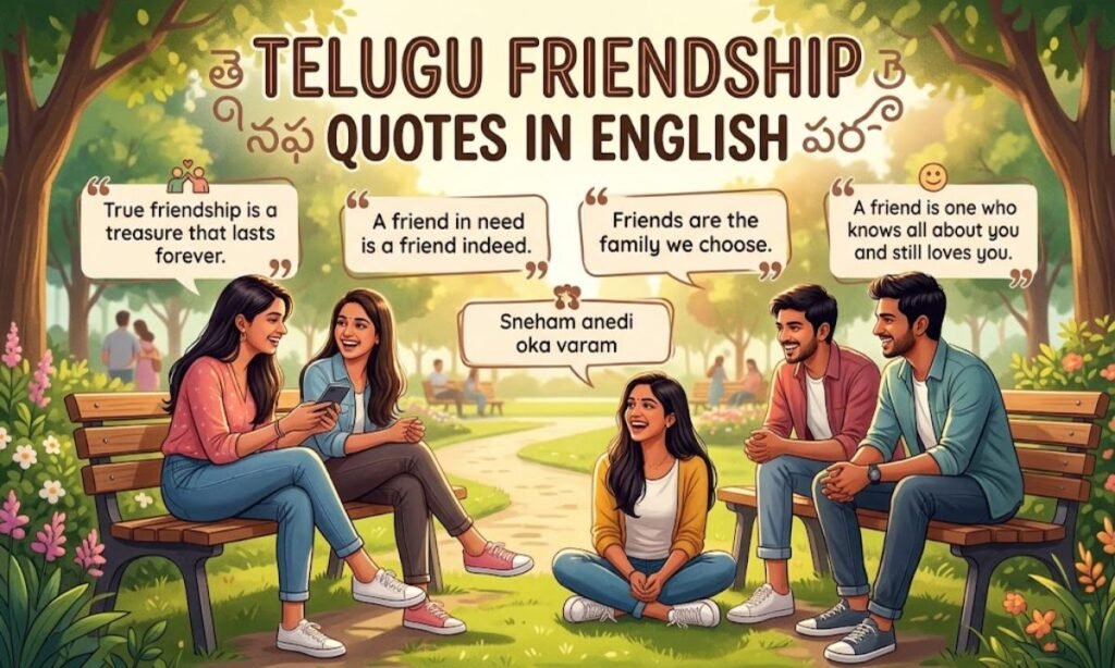 Telugu Friendship Quotes in English