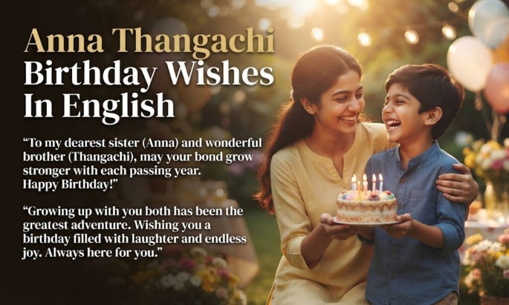 Anna Thangachi Birthday Wishes In English