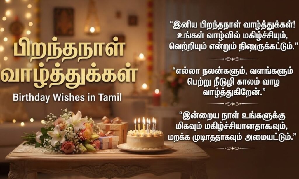 Birthday Wishes in Tamil