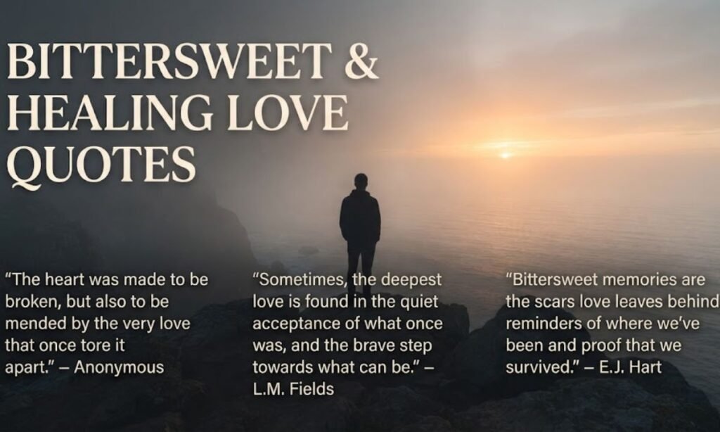 Bittersweet & Healing Love Quotes