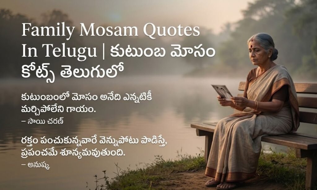 Family Mosam Quotes In Telugu కుటుంబ మోసం కోట్స్ తెలుగులో