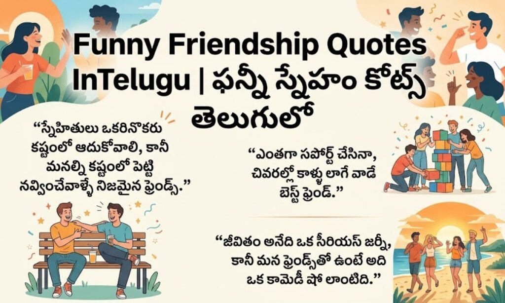 Funny Friendship Quotes In Telugu ఫన్నీ స్నేహం కోట్స్ తెలుగులో