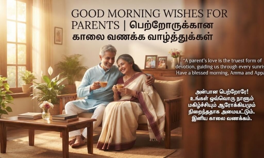 Good Morning Wishes for Parents பெற்றோருக்கான காலை வணக்க வாழ்த்துக்கள்