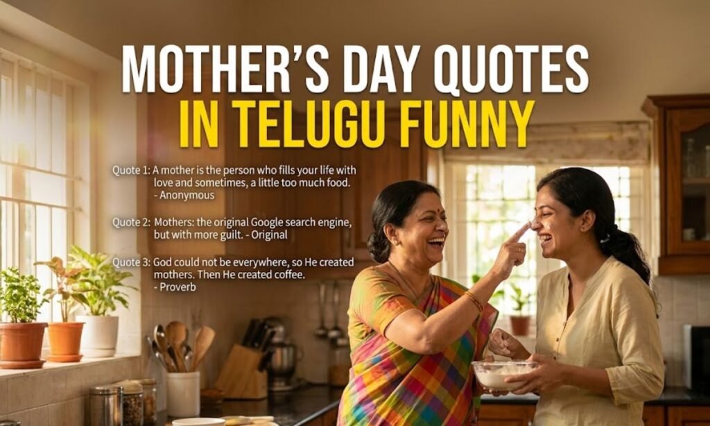 Mother Day Quotes In Telugu funny