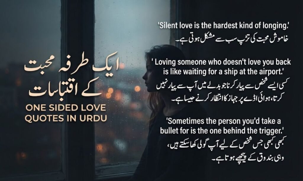 One Sided Love Quotes In Urdu