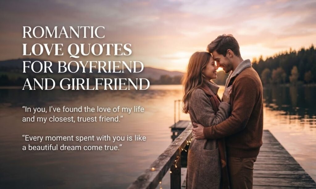 Romantic Love Quotes for Boyfriend and Girlfriend 