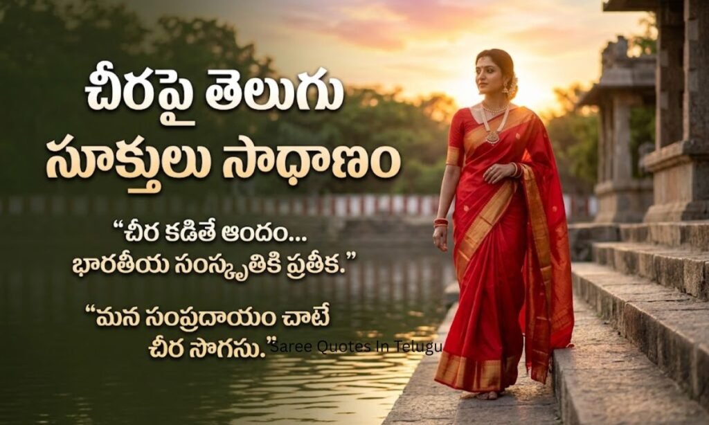 Saree Quotes In Telugu simple