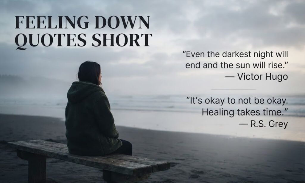 Feeling Down Quotes Short