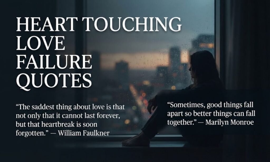 Heart Touching Love Failure Quotes 