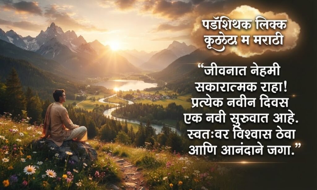 Positive Life Quotes In Marathi