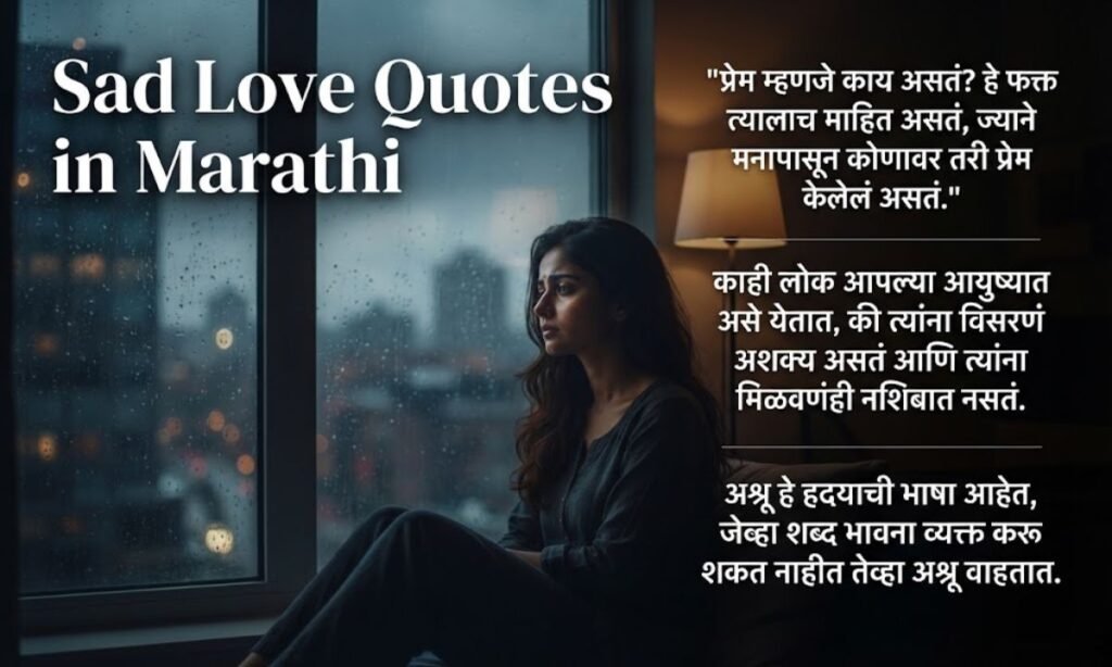 Sad Love Quotes in Marathi