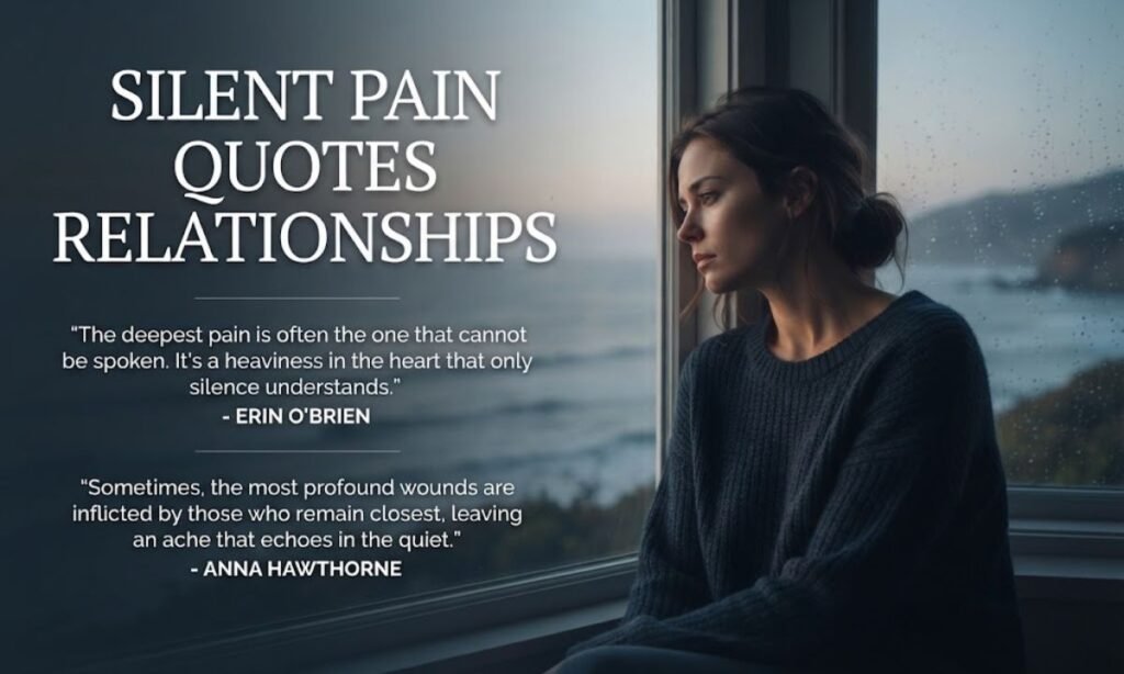 Silent Pain Quotes Relationships