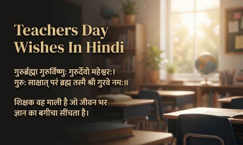 Teachers Day Wishes In Hindi