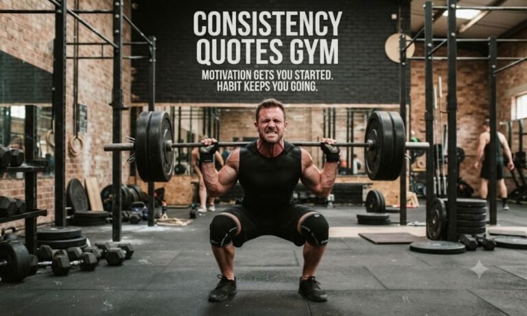 Consistency Quotes Gym