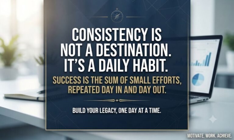 Consistency Quotes for Work