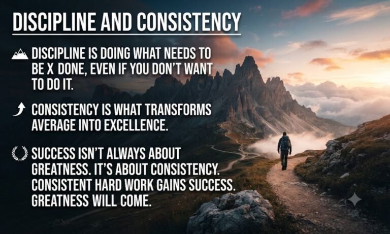 Discipline and Consistency Quotes