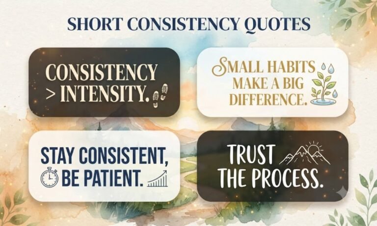 Short Consistency Quotes