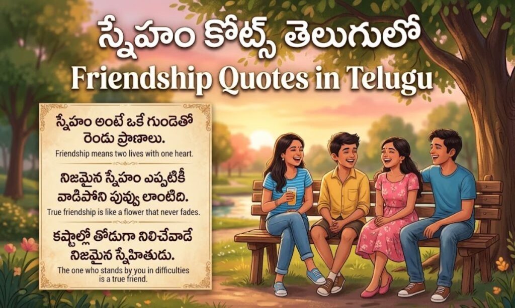 800+ Friendship Quotes in Telugu | Best Friendship Quotes