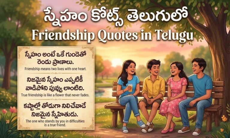 800+ Friendship Quotes in Telugu | Best Friendship Quotes