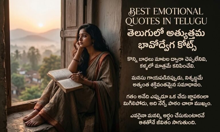 Best Emotional Quotes In Telugu