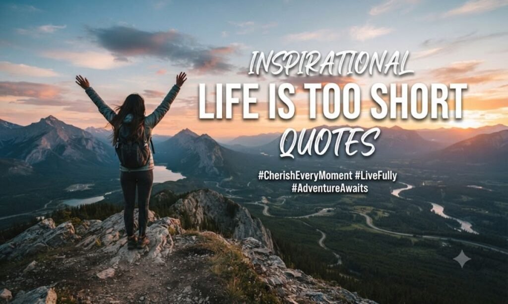 Inspirational Life Is Too Short Quotes