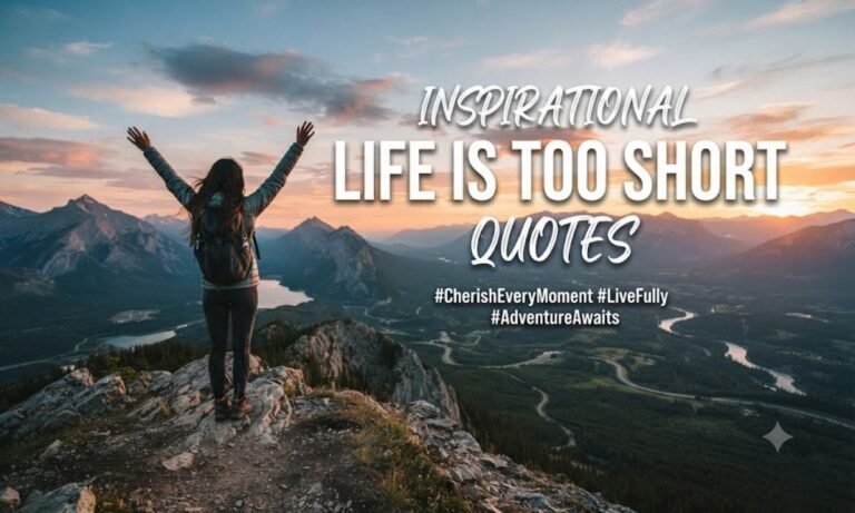 Inspirational Life Is Too Short Quotes