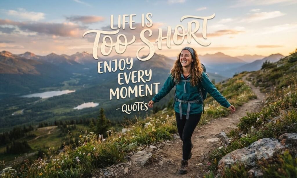 Life Is Too Short Enjoy Every Moment Quotes