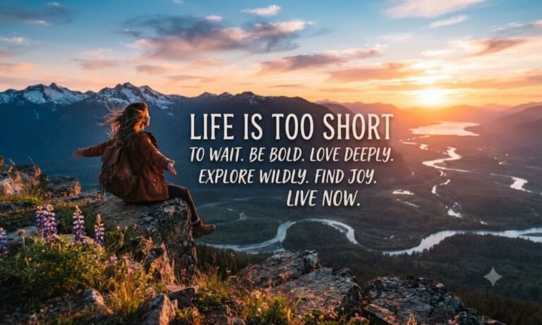 Life Is Too Short Quotes