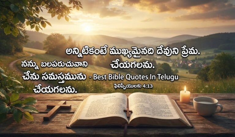 Best Bible Quotes In Telugu