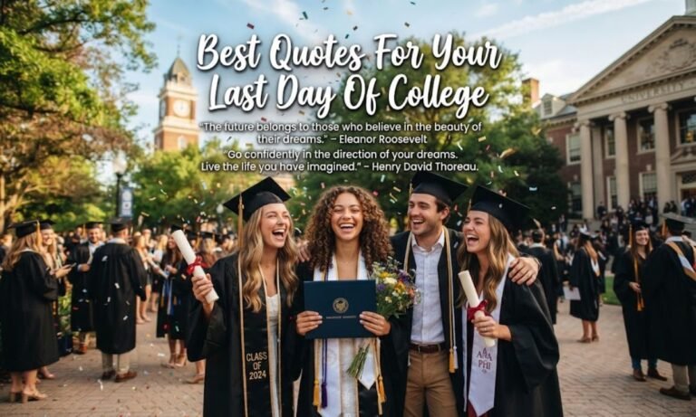 Best Quotes For Your Last Day Of College