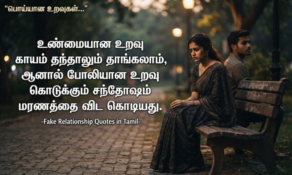 Fake Relationship Quotes in Tamil