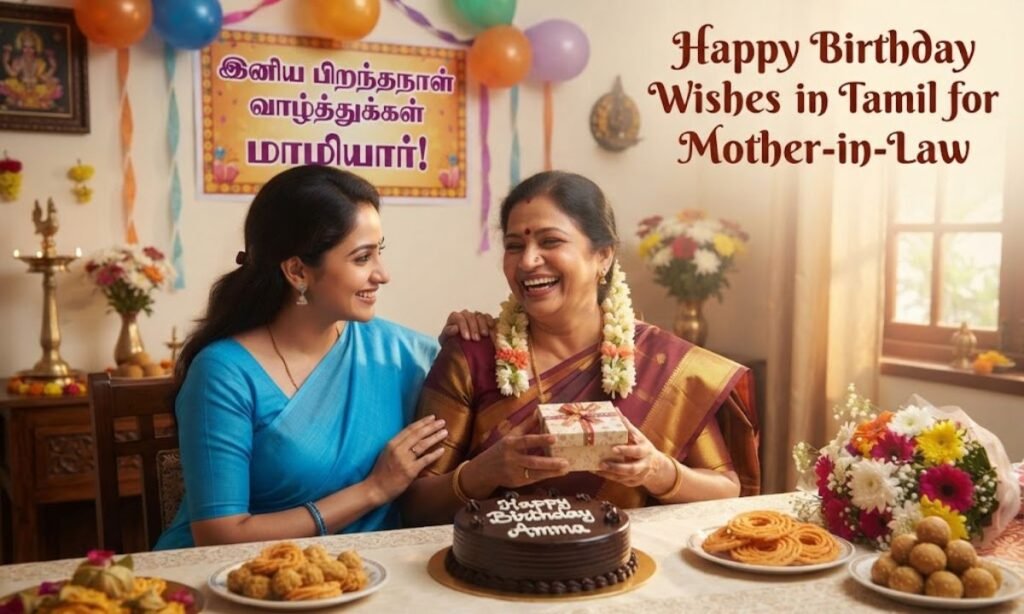 Happy Birthday Wishes in Tamil for Mother-in-Law