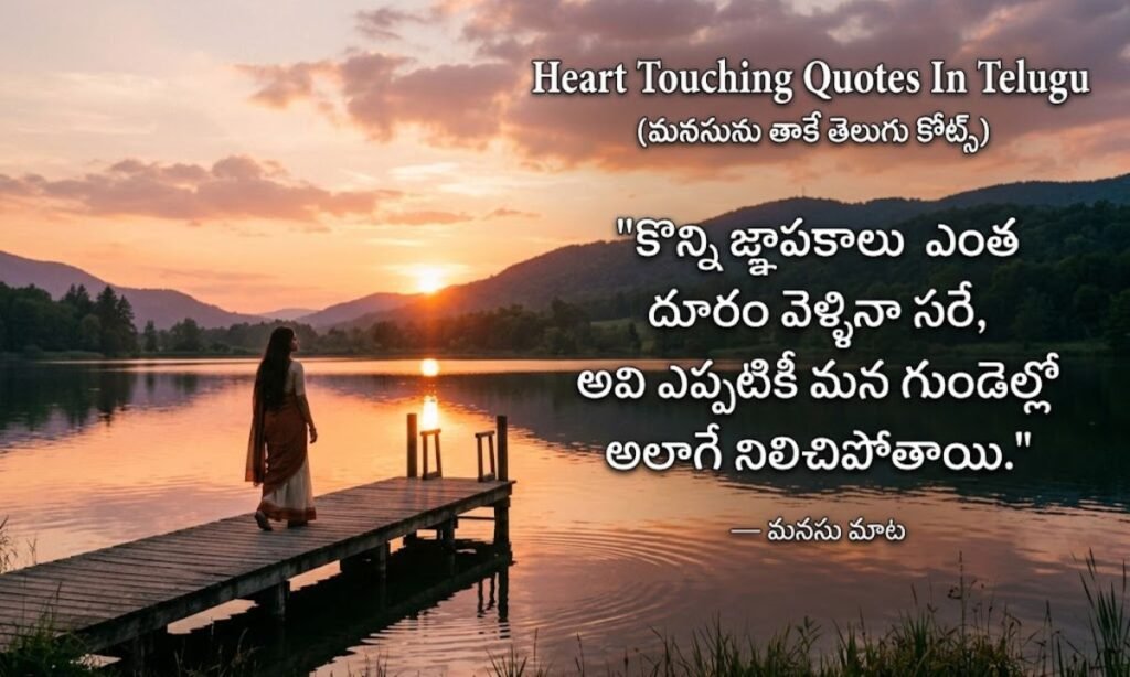 Heart Touching Quotes In Telugu