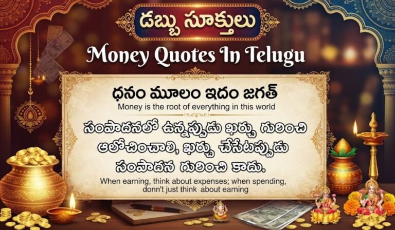 Money Quotes In Telugu